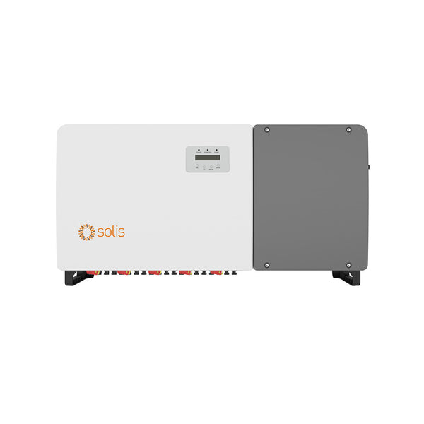Solis S5-GC60K-LV-US, 60 kW 208 V, front. Frankensolar / Solis product photo.